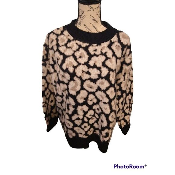 Vince camuto medium leopard Sweater - Picture 1 of 12